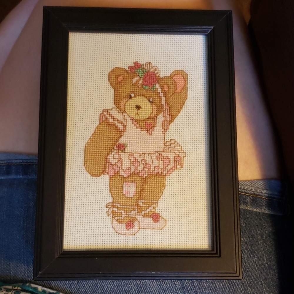 Ballerina Bear Cross Stitch